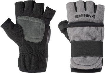 Перчатки Viking Fishing Ice Pro Gloves L (fleece) 5 cut finger+cover ц:grey-graphite 1919.05.61 фото