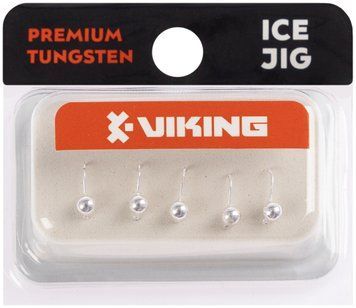 Мормышка вольфрамовая Viking Fishing Round 0.3g 3mm Silver (5шт) 1919.03.38 фото