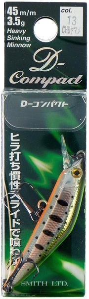 Воблер Smith D Compact 45mm 3.5g #13 Chartback Yamame 1665.18.59 фото