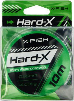 Флюорокарбон X-Fish Hard-X 10m (clear) 0.55mm 14.00kg 1917.03.75 фото