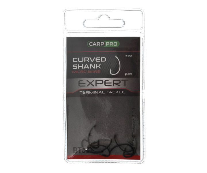 Гачки Carp Pro Curved Shank No10 CPCSHT10 фото