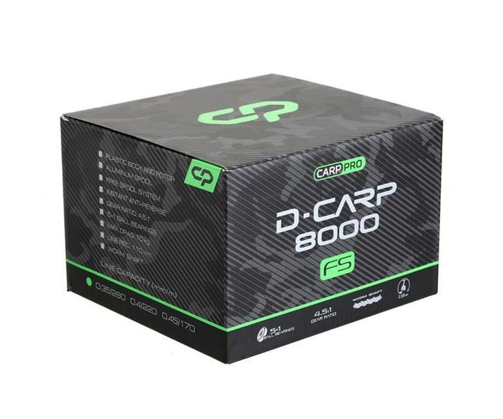Катушка Carp Pro D-Carp 8000 FS New CPDCN8FS фото
