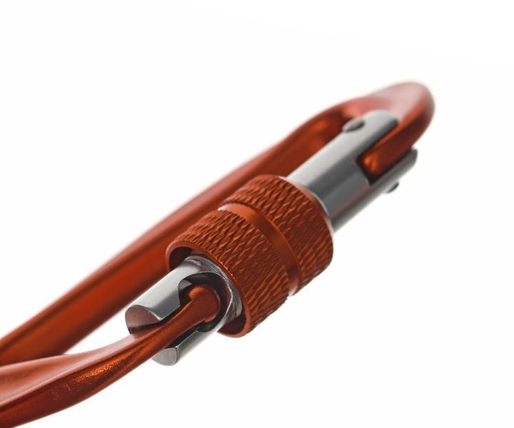 Карабін Forrest D-shape Lorck Climbing Carabiner 81x50мм Orange FDLCC-O фото