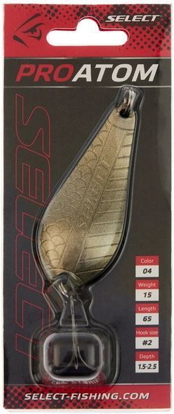 Блесна Select ProAtom 15.0g 65mm #04 1870.68.34 фото