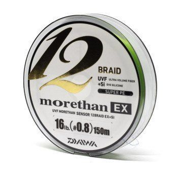 Шнур Daiwa UVF Morethan Sensor 12Braid Ex+Si 150m 7.2kg 0.148mm #0.8 (07303172) 07303172 фото