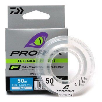 Флюорокарбон Daiwa Prorex FC Leader Super Soft 50m 2.5kg 0.18mm (12995-018) 12995-018 фото