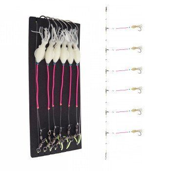Монтаж Daiwa Grand Wave Redfish Rig Circle-Hook 600cm 0.7/0.8mm #5/0 White (16517-245) 16517-245 фото