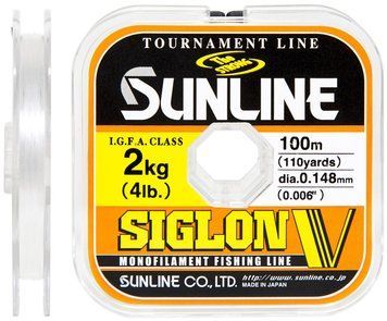 Леска Sunline Siglon V 100m #3.0/0.285mm 7.0kg 1658.04.04 фото