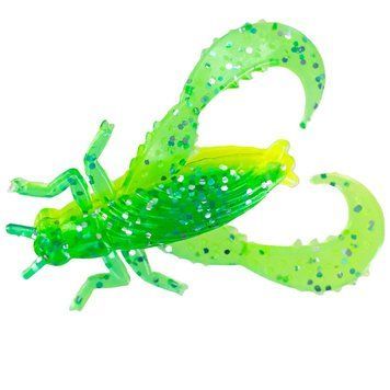 Силикон Big Bite Baits Bug Series-Cricket 1.25" 10pc #Tractor Green (2317513) 2317513 фото