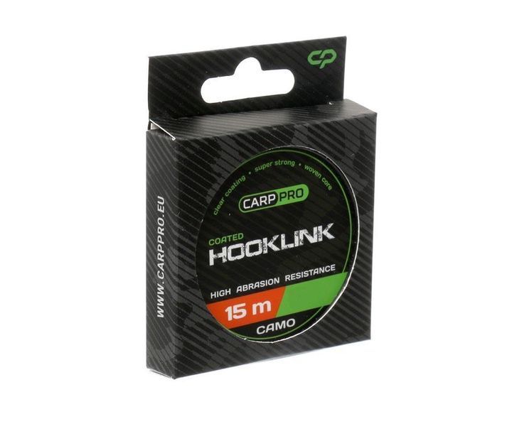 Поводковий матеріал Carp Pro Soft Coated Hooklink Camo 15м 15lb CP4210-015 фото