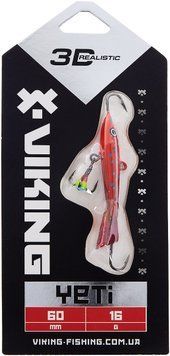 Балансир Viking Fishing Yeti Ice Jig 60mm 16.0g #7 Coral Trout 1919.02.29 фото