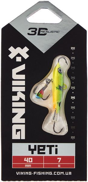 Балансир Viking Fishing Yeti Ice Jig 40mm 7.0g #5 Acid 1919.01.95 фото