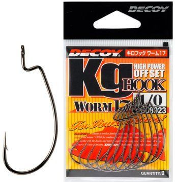 Крючок Decoy Worm17 Kg Hook #2 (9 шт/уп) 1562.00.00 фото