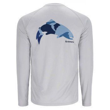 Реглан Simms Tech Tee Artist Series Trout/Sterling XL (13533-1095-50) 13533-1095-50 фото
