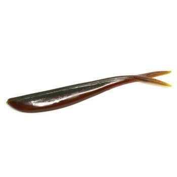 Силикон Lunker City Fin-S Fish 3/BG 10" #214 Motor Oil Pepper (12143) 12143 фото