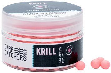 Бойлы Carp Catchers Pop-Up Flat Method Krill 6mm 1415.00.70 фото