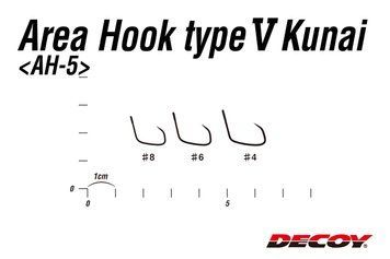 Крючок Decoy Area Hook V Kunai #08 (10 шт/уп) 1562.01.66 фото