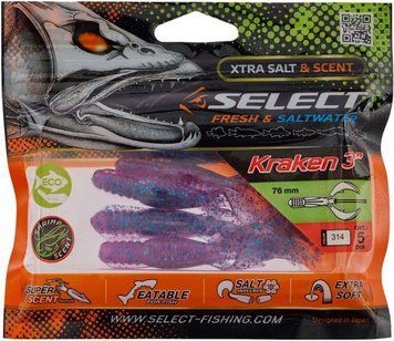 Силикон Select Kraken 3" #314 (5 шт/уп) 1870.73.12 фото