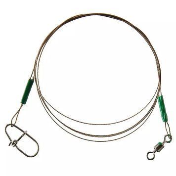 Поводок стальной Cormoran 1x19 Wire leader 30cm 6kg&nbsp;2pcs (75-34060) 75-34060 фото