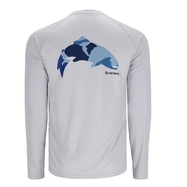 Реглан Simms Tech Tee Artist Series Trout/Sterling XL (13533-1095-50) 13533-1095-50 фото