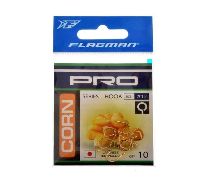 Гачки Flagman Corn Pro №12 CORN_12G фото