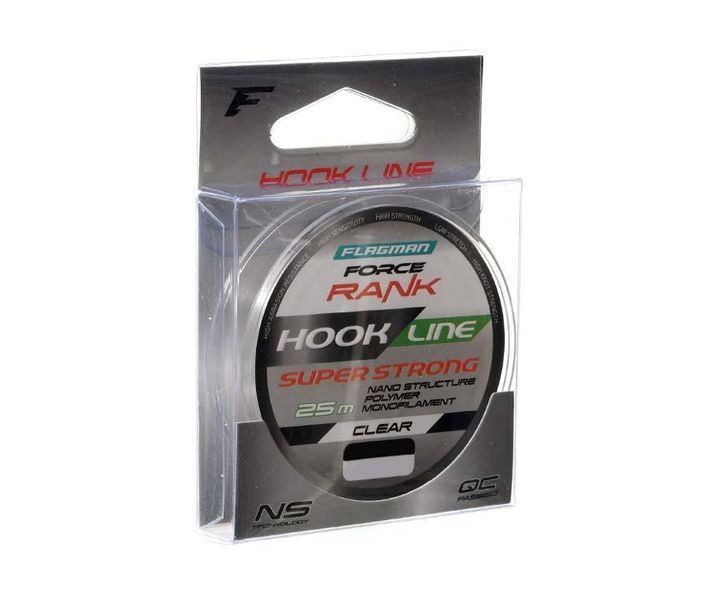 Жилка Flagman Force Rank Hook Length Clear 25м 0.25мм FRHL25025 фото