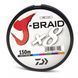 Шнур Daiwa J-Braid X8 150m Multi Color 12.0kg 0.18mm #1.5 (12755-018) 12755-018 фото 4