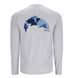 Реглан Simms Tech Tee Artist Series Trout/Sterling XL (13533-1095-50) 13533-1095-50 фото 3