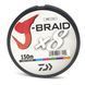 Шнур Daiwa J-Braid X8 150m Multi Color 12.0kg 0.18mm #1.5 (12755-018) 12755-018 фото 2