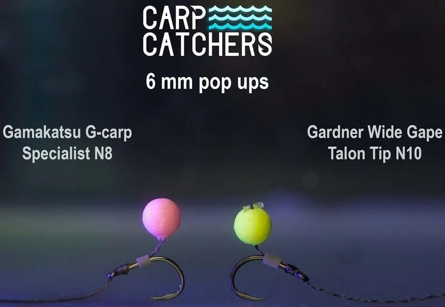 Бойлы Carp Catchers Pop-Up Flat Method Krill 6mm 1415.00.70 фото