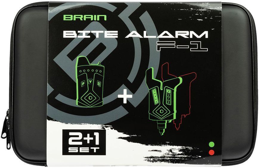 Набір сигналізаторів Brain Wireless Bite Alarm F-1 2+1 1858.80.82 фото