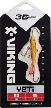 Балансир Viking Fishing Yeti Ice Jig 60mm 16.0g #8 Candle Flame 1919.02.30 фото