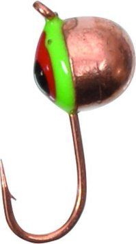 Блешня вольфрамова Fishing ROI Напівсфера з підмазкою та вушком 4mm W-CU6 400-31-4-W-CU6 фото