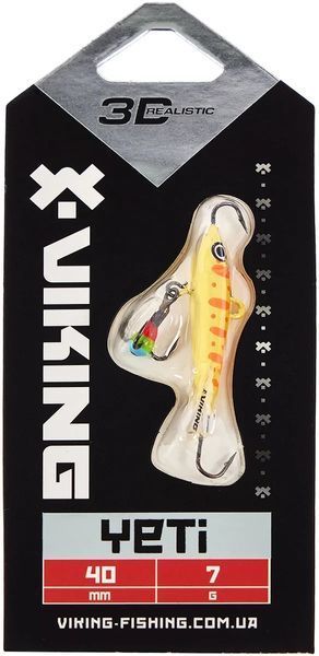 Балансир Viking Fishing Yeti Ice Jig 40mm 7.0g #6 Japanese School 1919.01.96 фото