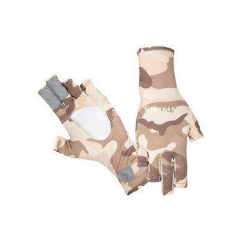 Перчатки Simms Bugstopper Sunglove Woodland Camo Sandbar L (12994-154-40EU) 12994-154-40EU фото