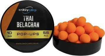 Бойлы Crazy Carp Fluoro Pop-Ups 10мм Thai Belachan (55мм/уп) 1350.00.81 фото