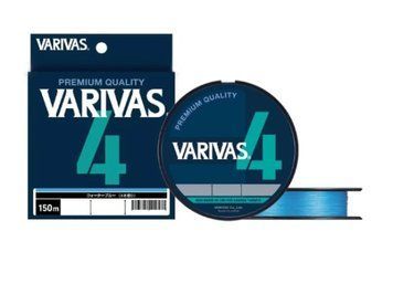Шнур Varivas PE Line X4 Water Blue 150m 9.51kg 0.185mm #1.2 (VA 13604) VA 13604 фото