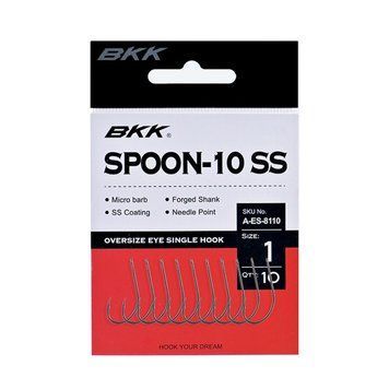 Гачок BKK для блешень Spoon-10 #2 (A-ES-8111) A-ES-8111 фото