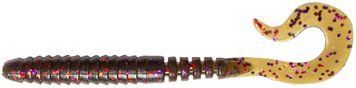 Силикон FishUP Vipo 3.6" #050 - Green Pumpkin Brown/Red & Purple (8шт/уп) 1864.07.09 фото