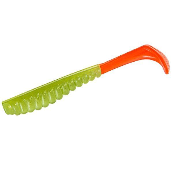 Плавальний силікон ZMAN Swimmin` Trout Trick 3.5" 6 pc #Pumpkin/Chartreuse Tail (TTPT-48PK6) TTPT-48PK6 фото