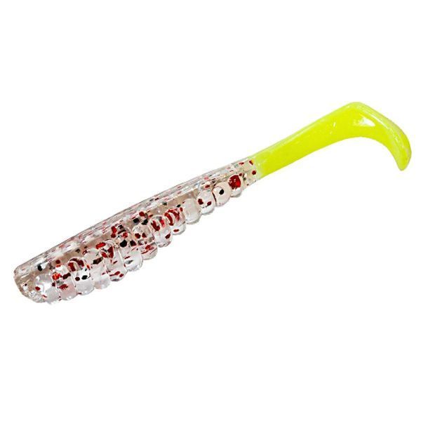 Плавальний силікон ZMAN Swimmin` Trout Trick 3.5" 6 pc #Pumpkin/Chartreuse Tail (TTPT-48PK6) TTPT-48PK6 фото