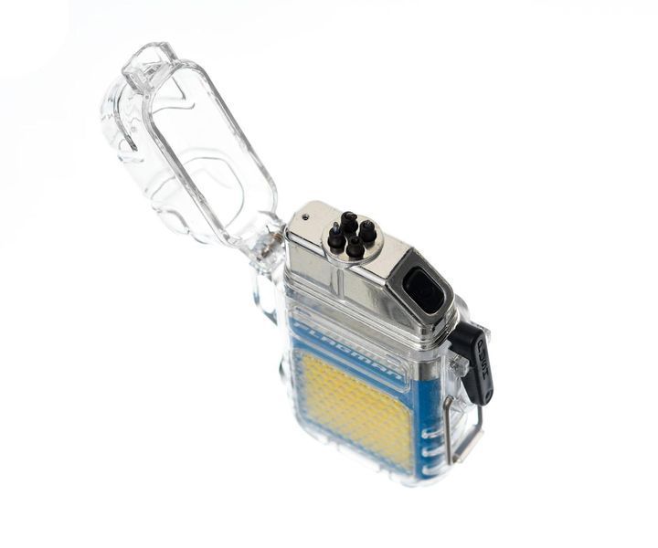 Зажигалка электронная + Фонарь с аккумулятором Flagman Lighter + lamp (warm light) F0020007 фото