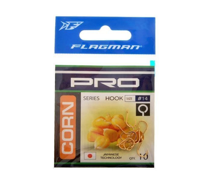 Крючки Flagman Corn Pro №14 CORN_14G фото