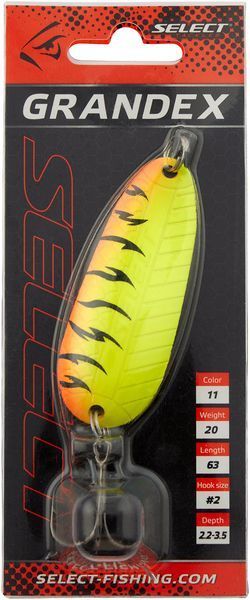 Блесна Select Grandex 20.0g 63mm #11 1870.68.27 фото