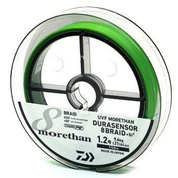 Шнур Daiwa UVF Morethan Dura Sensor X8+SI2 150m LG 9.6kg 0.185mm #1.2 (07303464) 07303464 фото