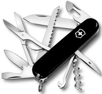 Нож VICTORINOX 1.3713.3 Huntsman ц: черный 61.29.40 фото