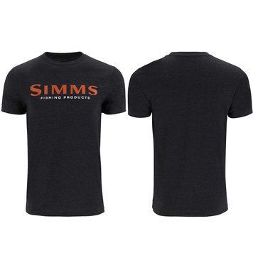 Футболка Simms Logo T-Shirt Dark Gunmetal Heather XL (12803-1293-50) 12803-1293-50 фото