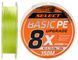 Шнур Select Basic PE 8X Light Green 150m #1.0/0.14mm 18lb/8.2kg 1870.31.39 фото