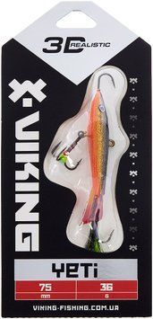 Балансир Viking Fishing Yeti Ice Jig 75mm 36.0g #10 Golden Dark 1919.02.48 фото