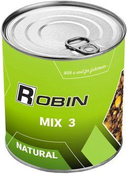 Зернова суміш Robin Мікс 3 Зерен Натурал 900 мл (ж/б) 494.00.20 фото